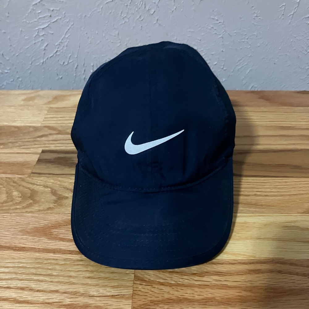 Nike Blue  Dri Fit Cap with White Logo